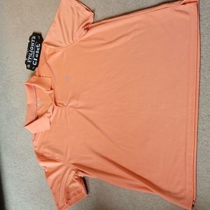 IZOD Golf Polo XL Short Sleeve Tangerine Orange